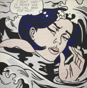 Drowning Girl, Roy Lichtenstein. 1963. (MoMA)